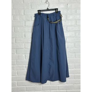 Macabi Travel Adventure Hiking Skirt Nylon Blue Size Medium Regular